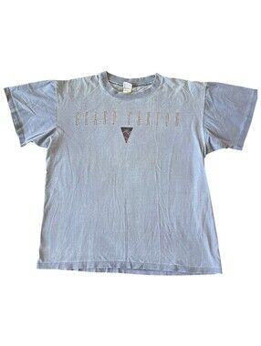 Vintage 90s Anvil Grand Canyon T-Shirt XL Embroidered Faded Blue